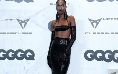 LILY FOFANA wearing COMPTE SPAIN for GQ MOTY