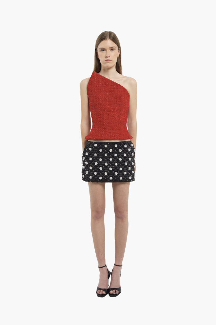 Red tweed corset - Image 7