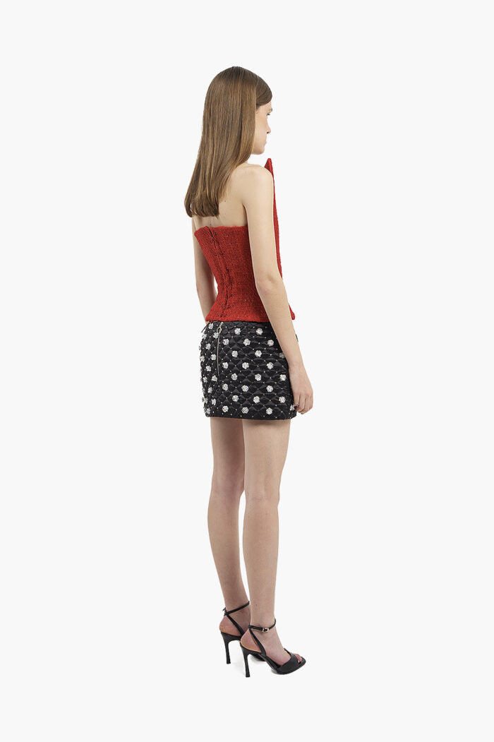 Red tweed corset - Image 5