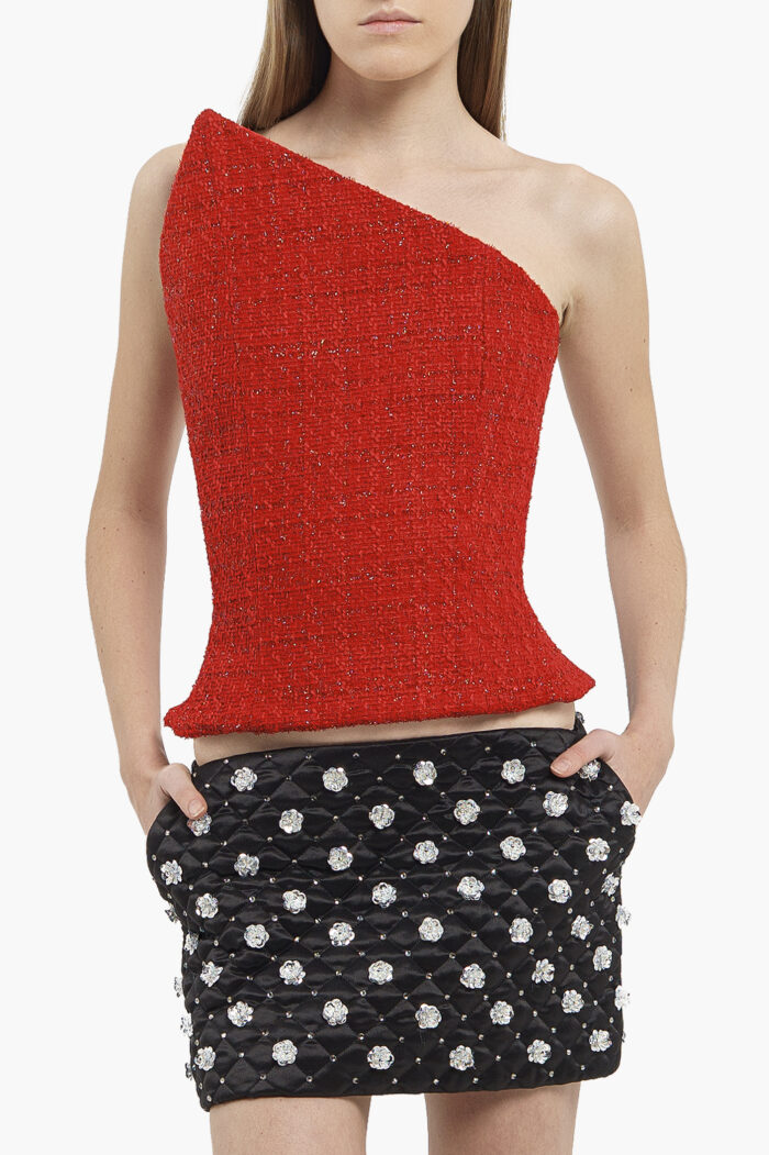 Red tweed corset - Image 3