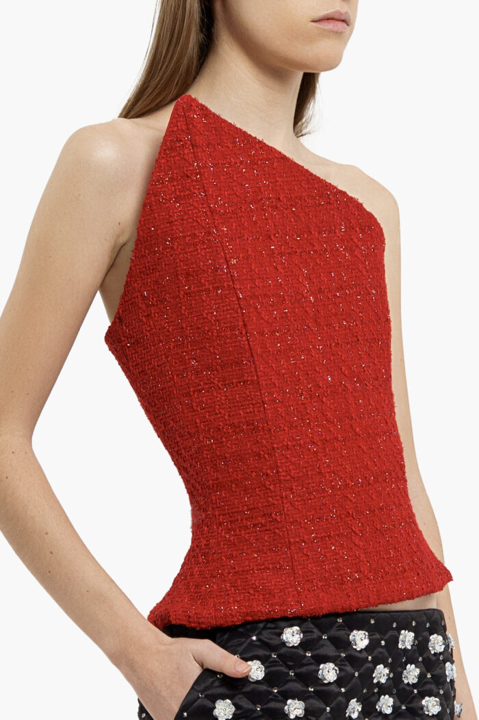 Red tweed corset - Image 4