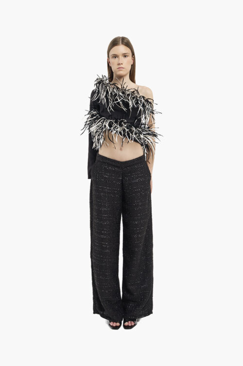 Feather Asymmetrical Top